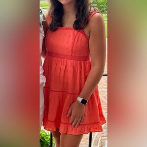 Coral Summer Dress